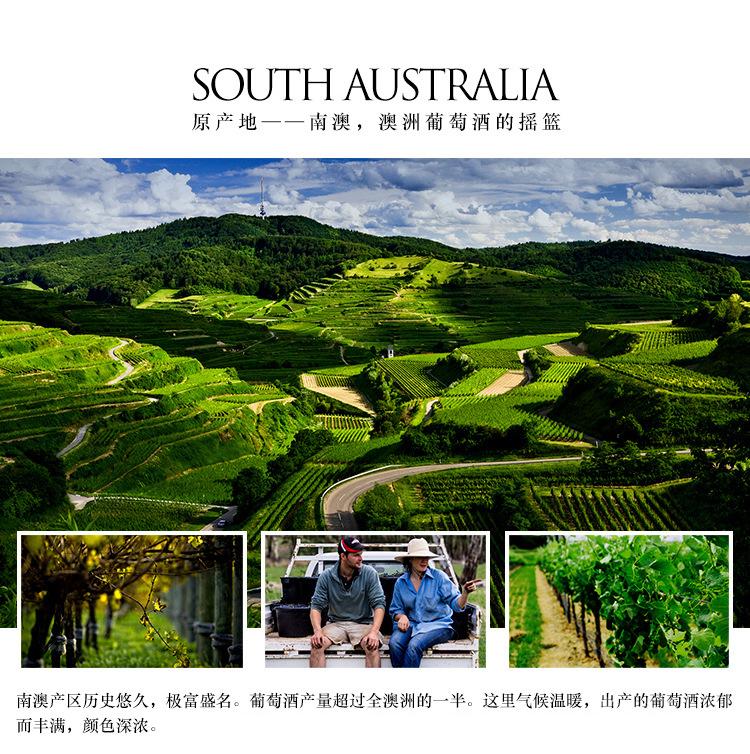 南澳大利亚原装进口西拉干红葡萄酒中国总代理