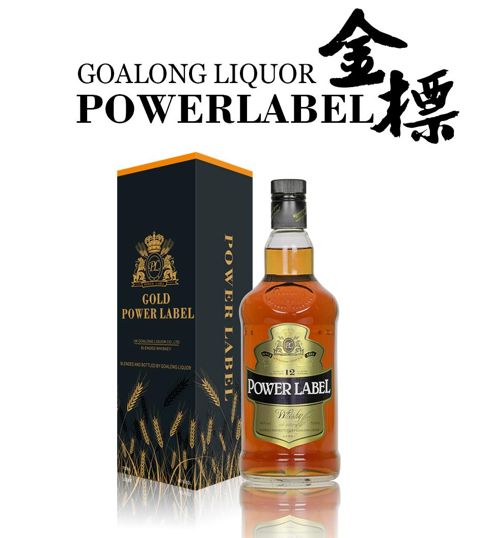 goalong高朗金标威士忌700ml盒装